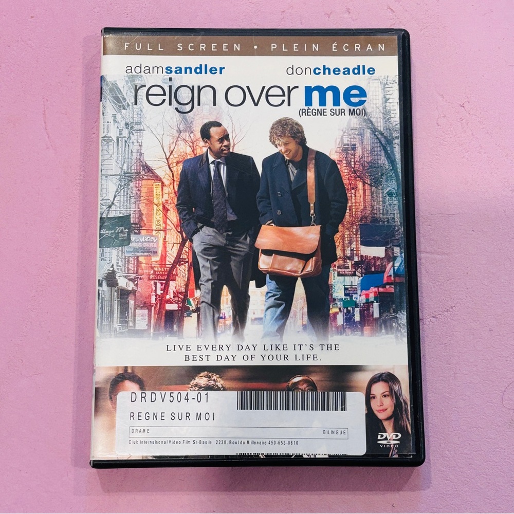 REIGN OVER ME (2007) DVD | Drama | Adam Sandler & Don‎ Cheadle